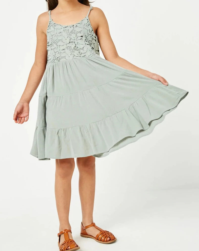 Aneira Lace Tank Mini Dress – Beginning Boutique US