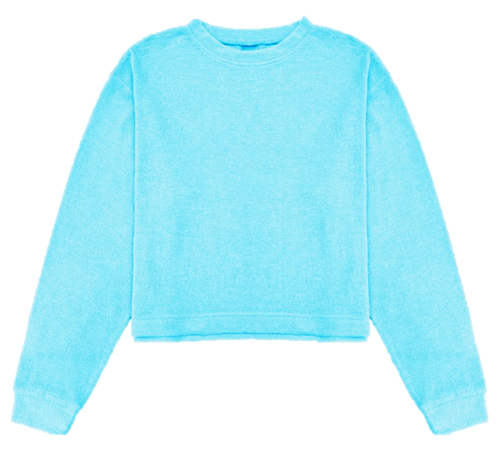 Aqua Cuddle Crew Neck