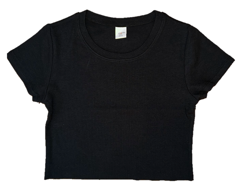 Black Boxy Tee