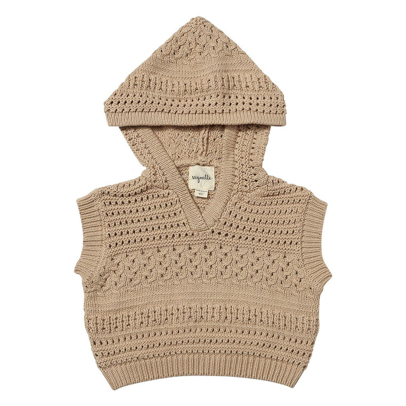 Mabel Oatmeal Knit Vest