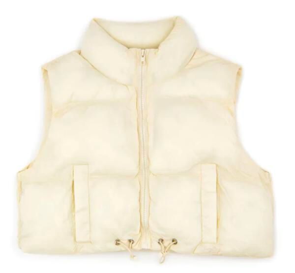 Cream Puffer Vest
