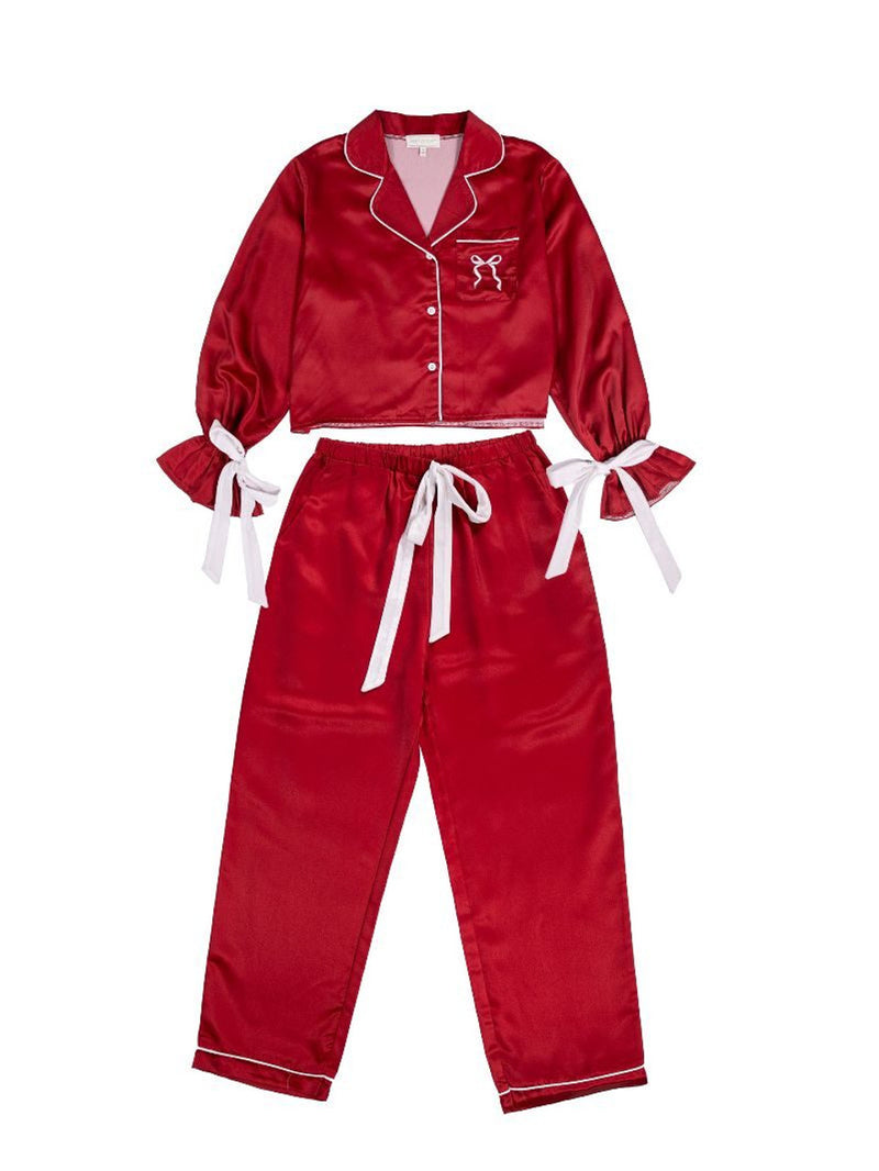Adult Red Holiday PJ Set