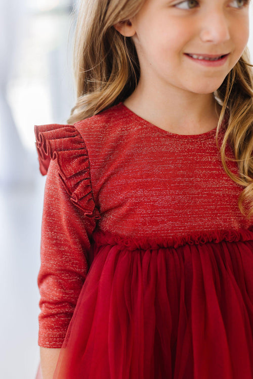 Pumpkin Spice Shimmer Tutu Dress