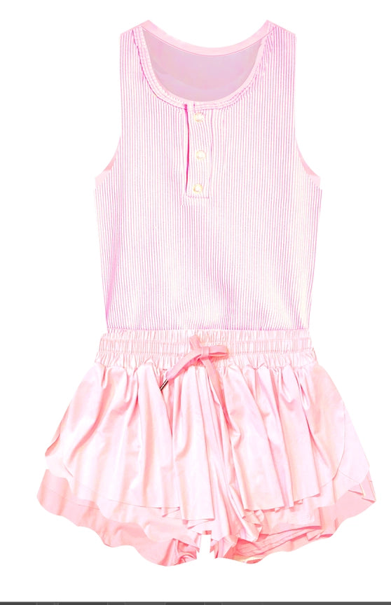 Athletic Pink Romper