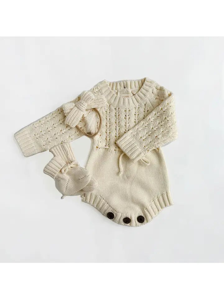Zoya Knitted Sweater Romper