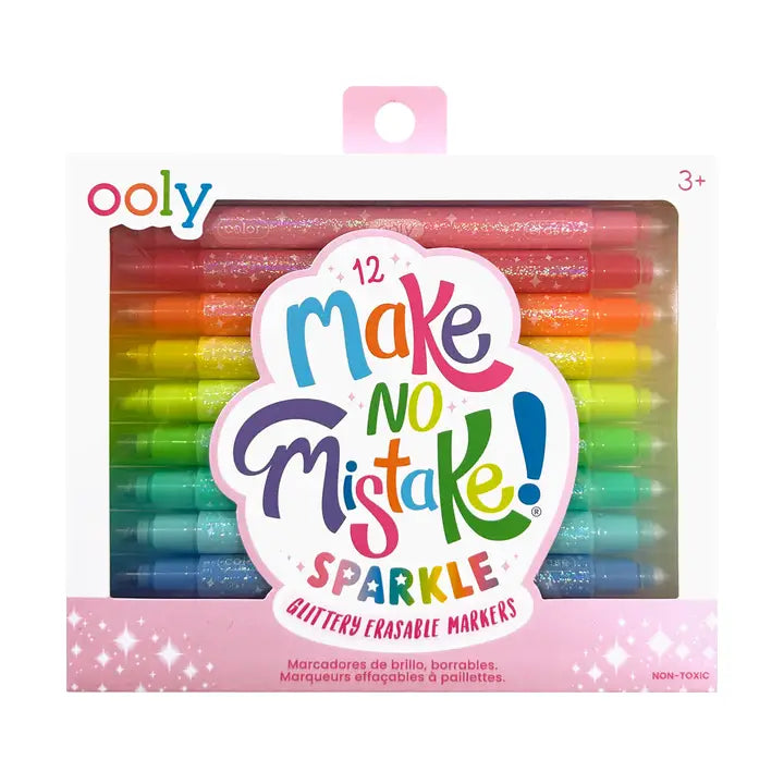 Make No Mistake!: Glittery Erasable Markers (Set of 12)