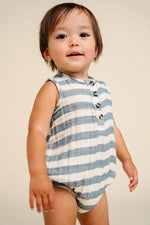 Lincoln Cloud Muslin Bubble Romper