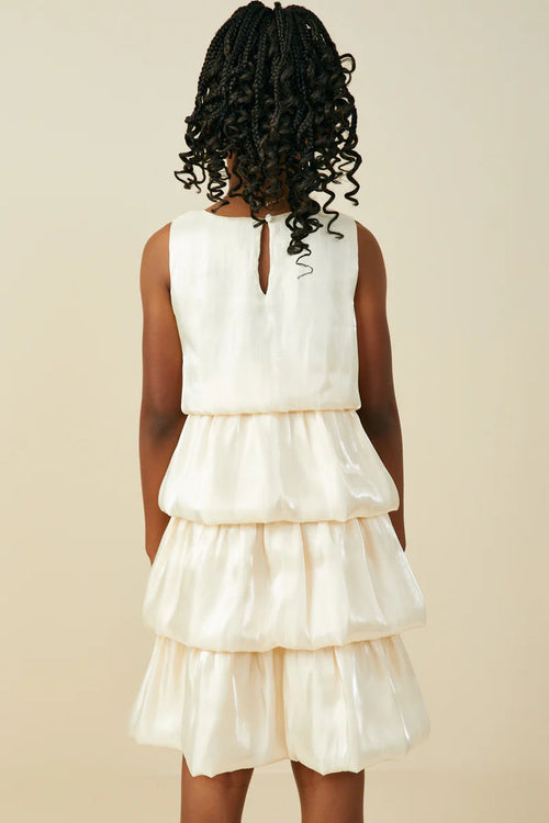 Shimmery Bubble Tiered Dress