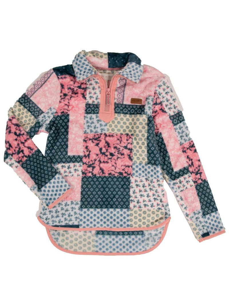 Half Zip Quilted Pullover