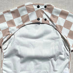 Khaki Lighting Bolts Long Sleeve Bib