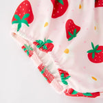 Summer "Strawberry Season" Smocking Romper Set