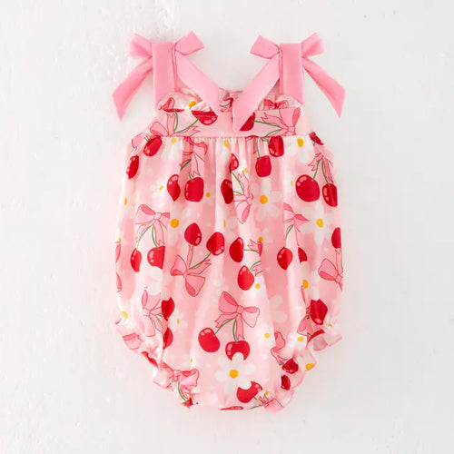 Sweet Girl Embroidered Smocking Bubble