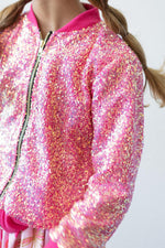 Hot Pink Sequin Jacket