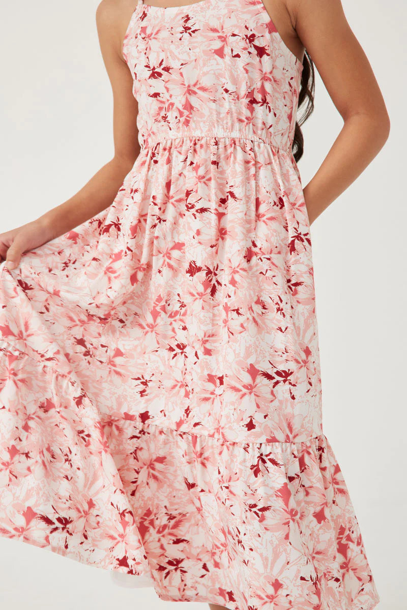 Floral Tiered Tank Dress