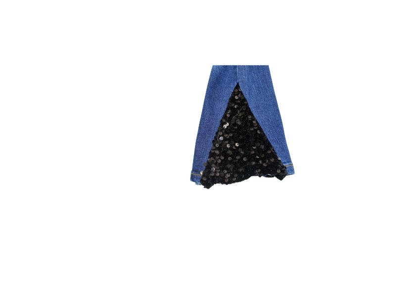 Baby and Toddler Sequin Bell Bottom Jeans